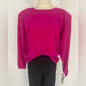 100% Silk Vintage Blouse